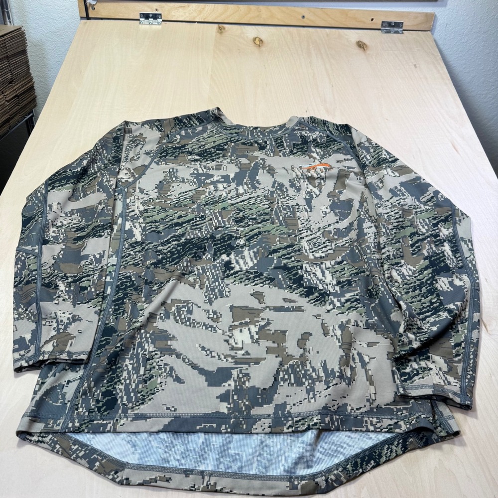Sitka‎ Gear Core Lightweight LS Crew Shirt Optifade Subalpine Camo Mens XXL 2XL